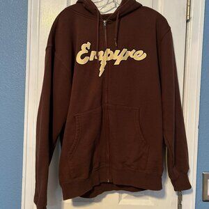 Empyre Zipper Hoody like new! Brown Size L